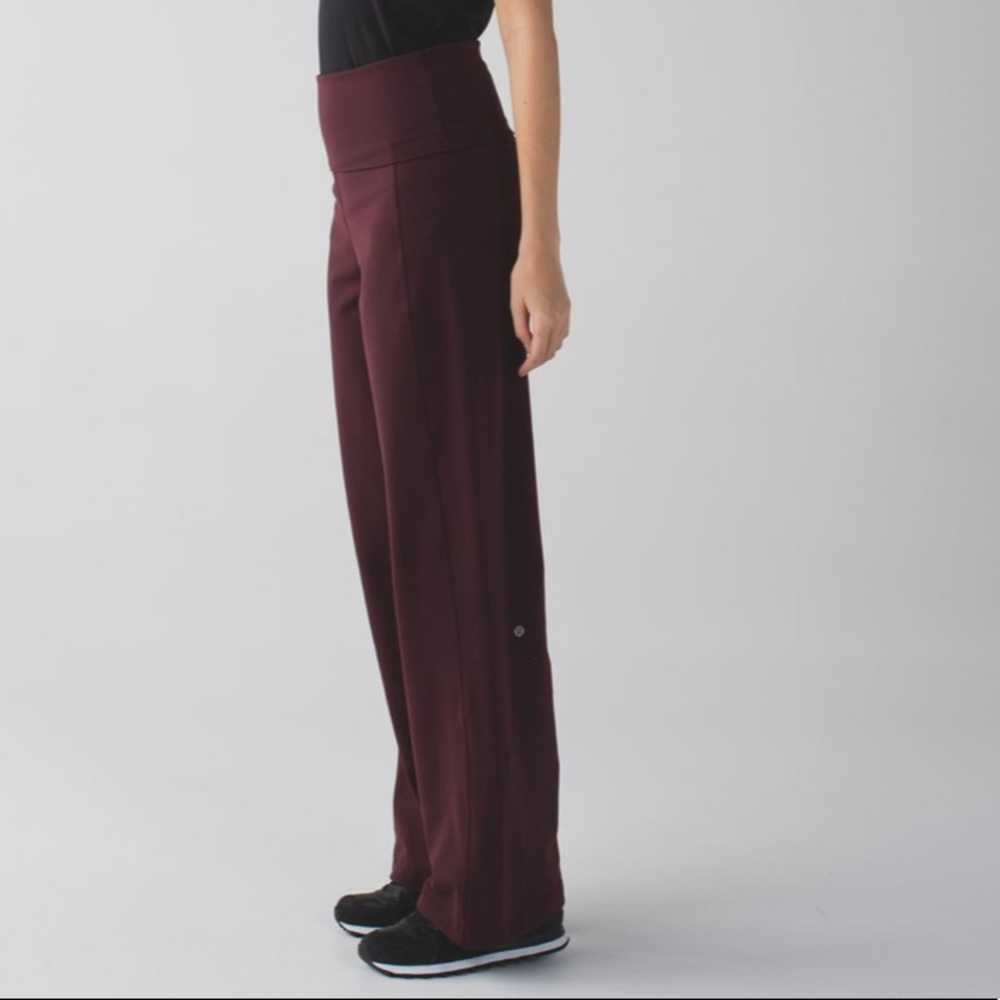 Lululemon Stillness Pant
Bordeaux Drama, Sz 8